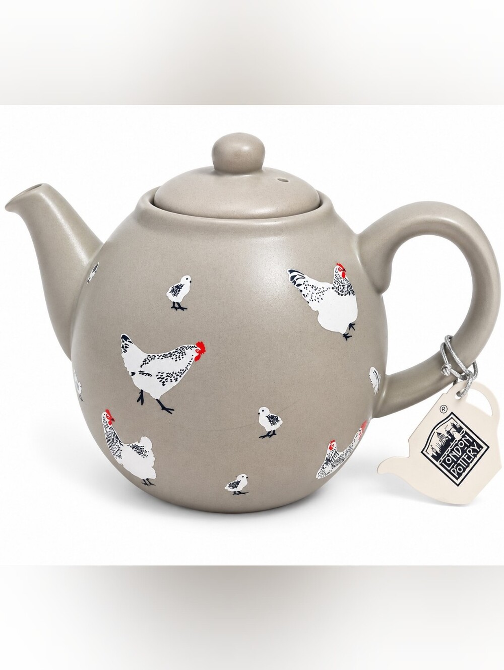 🐔 NEW London Pottery Company David Birch Chicken Teapot — Original Box & Tag